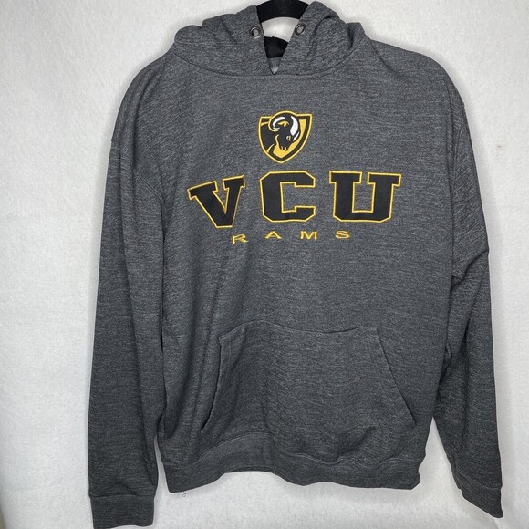 Colosseum Mens Virginia Commonwealth University Pullover Hoodie Embroidered L - Picture 1 of 10
